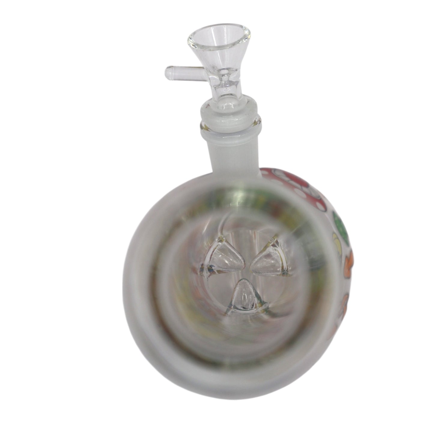 10” Glow in the Dark Mushroom Beaker Bong