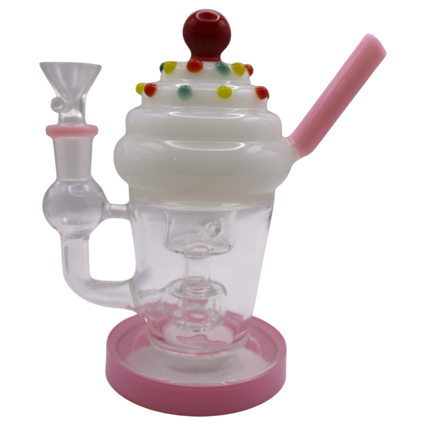 Pink Glass Ice Cream Sunday Dabrig