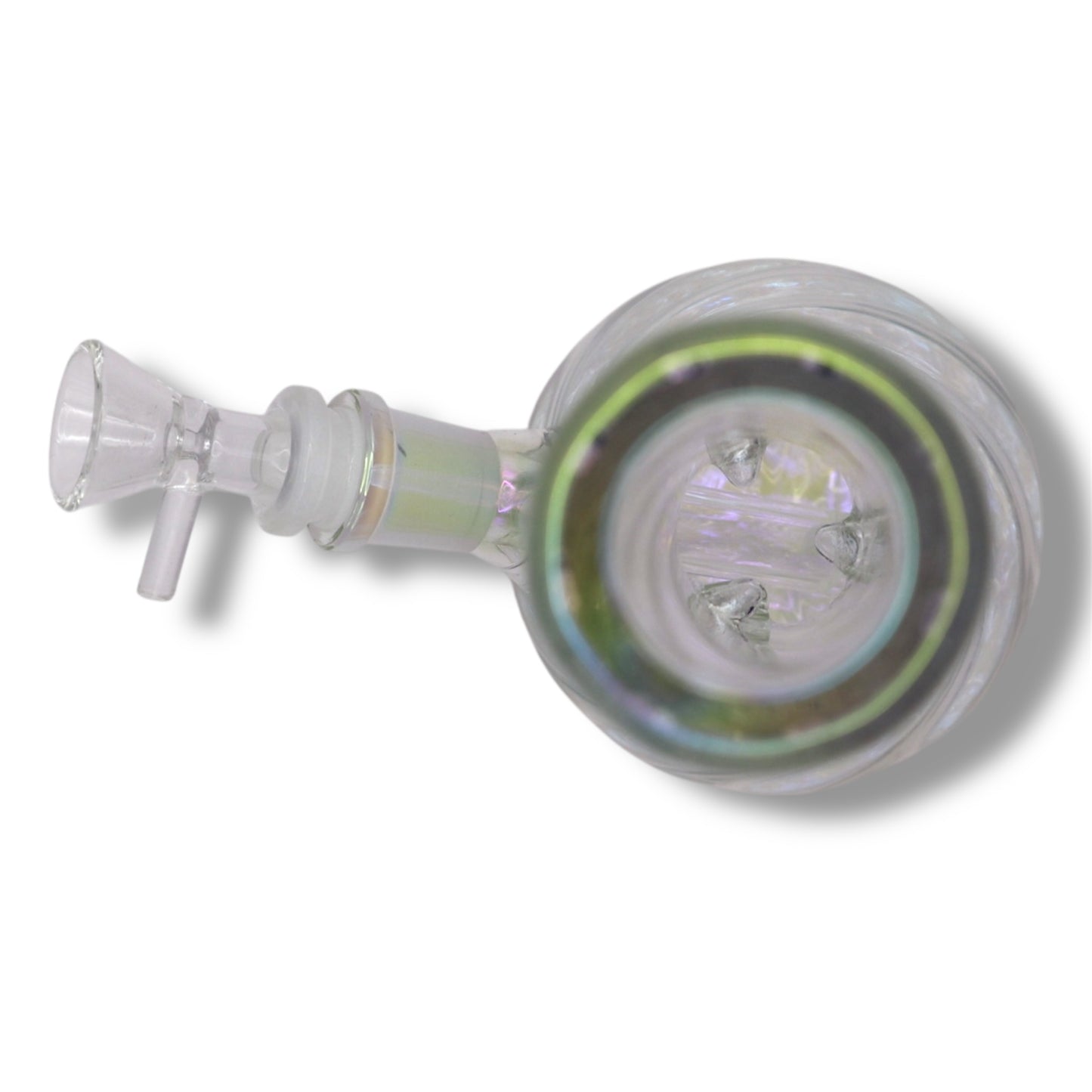 8” Iridescent Twist Beaker Bong