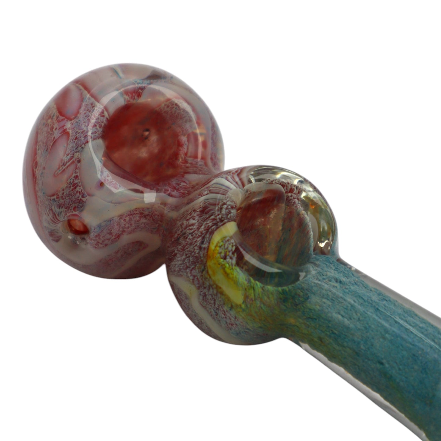 Double Bowl Glass Handpipe