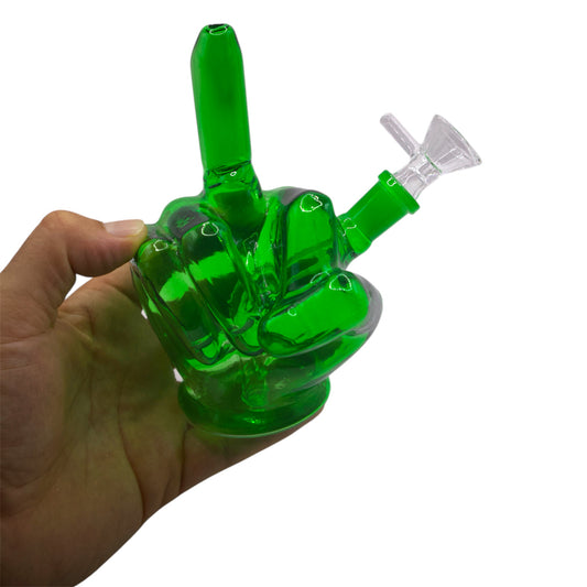 Glass Middle Finger Piece