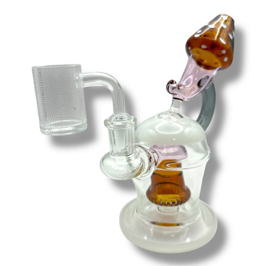 5.5” Glass Mushroom Dabrig