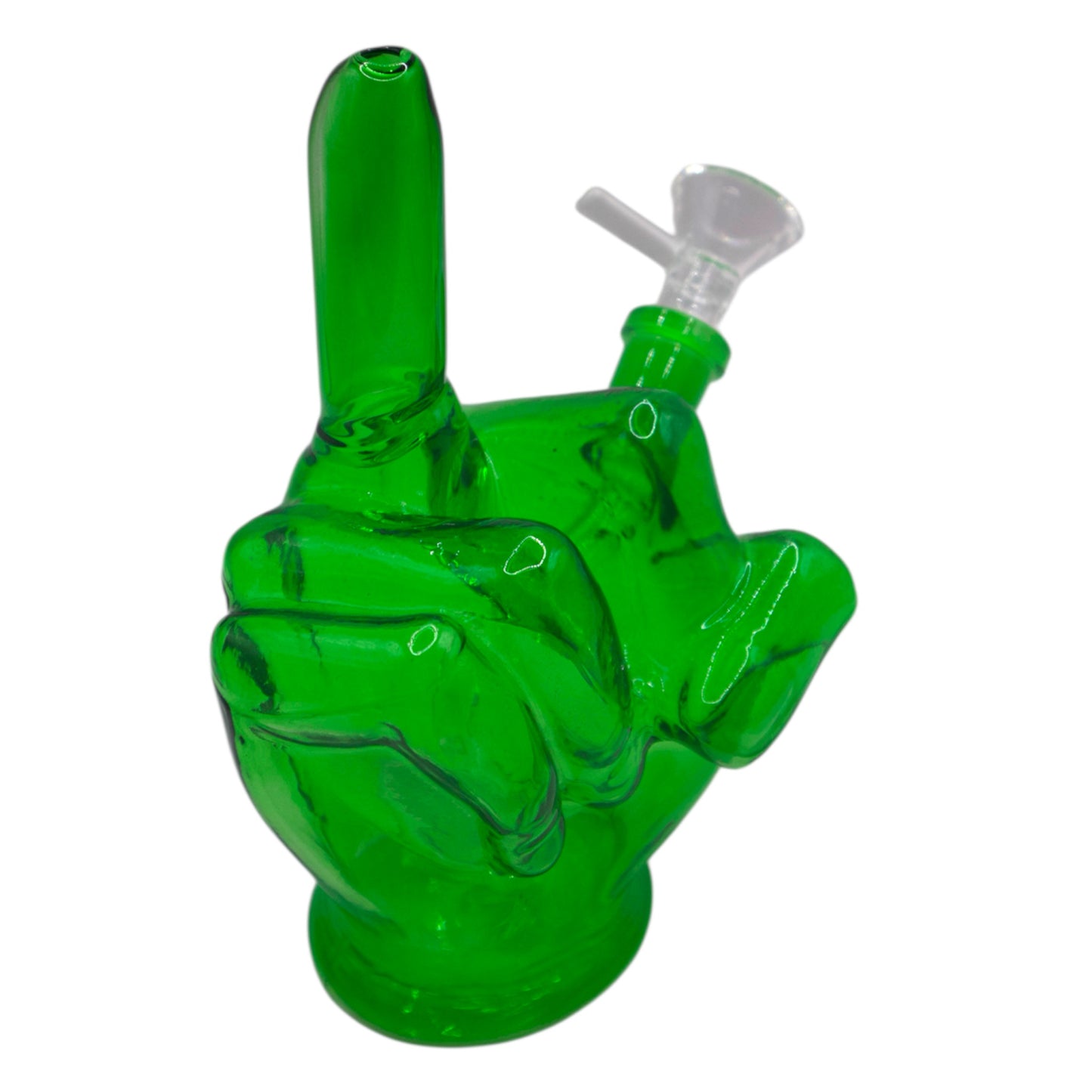 Glass Middle Finger Piece