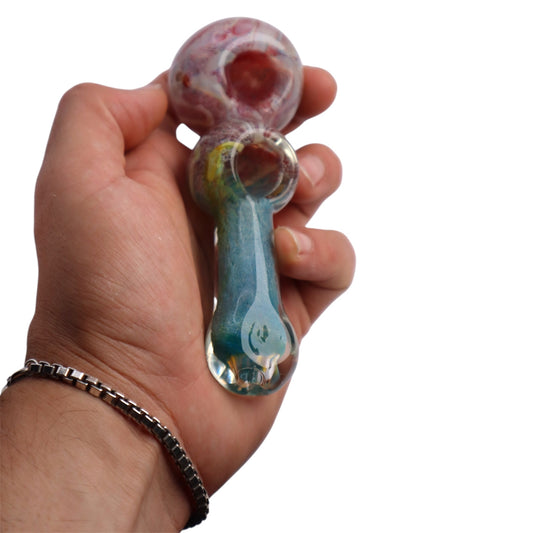 Double Bowl Glass Handpipe