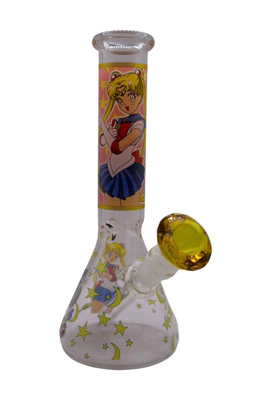 9” Sailor Moon Beaker Bong