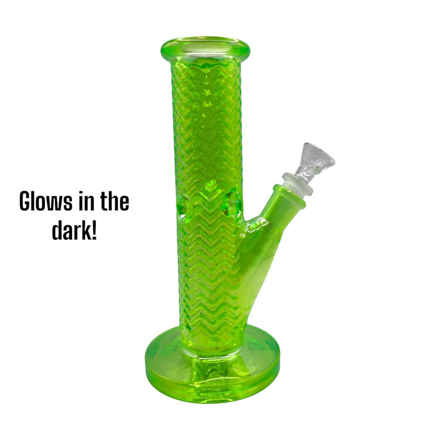 Glow in the Dark Glass Straight Tube Beaker