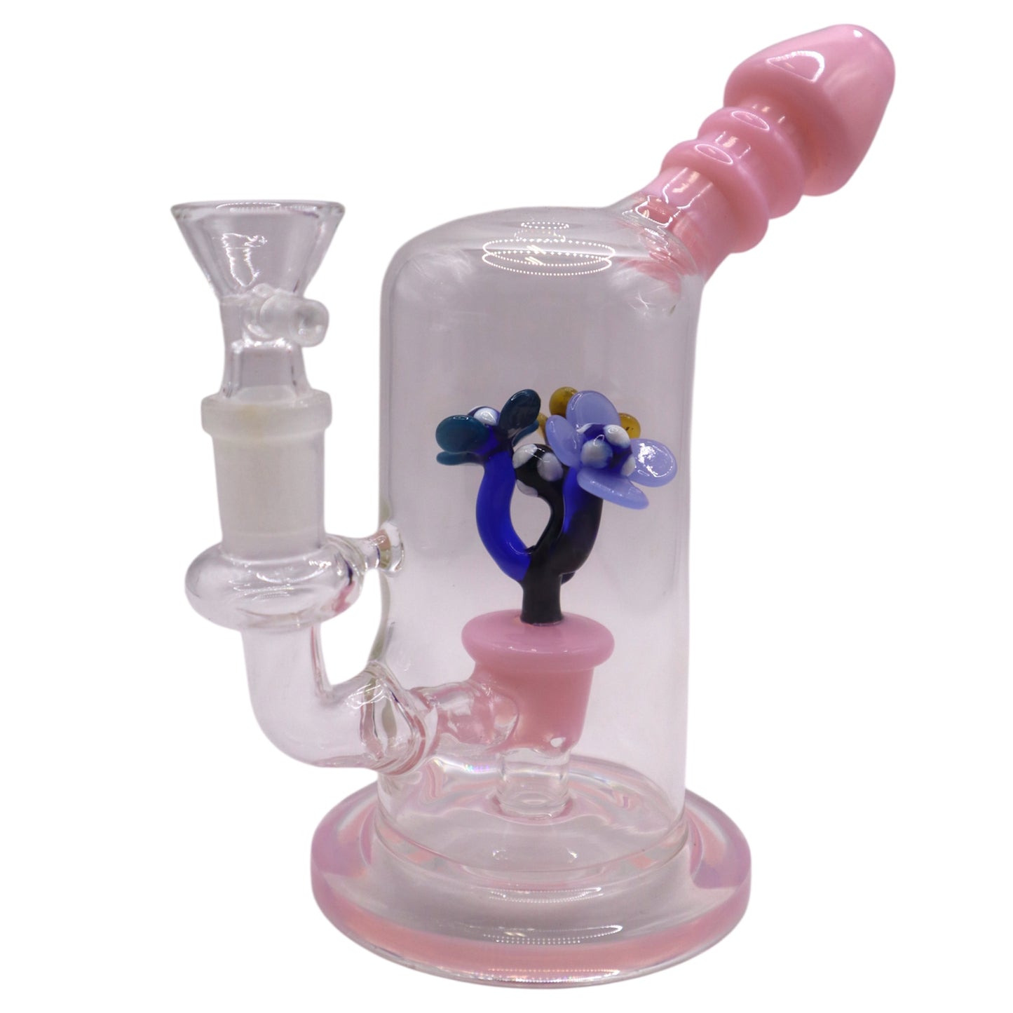 Glass Pink Flower Mini Dabrig