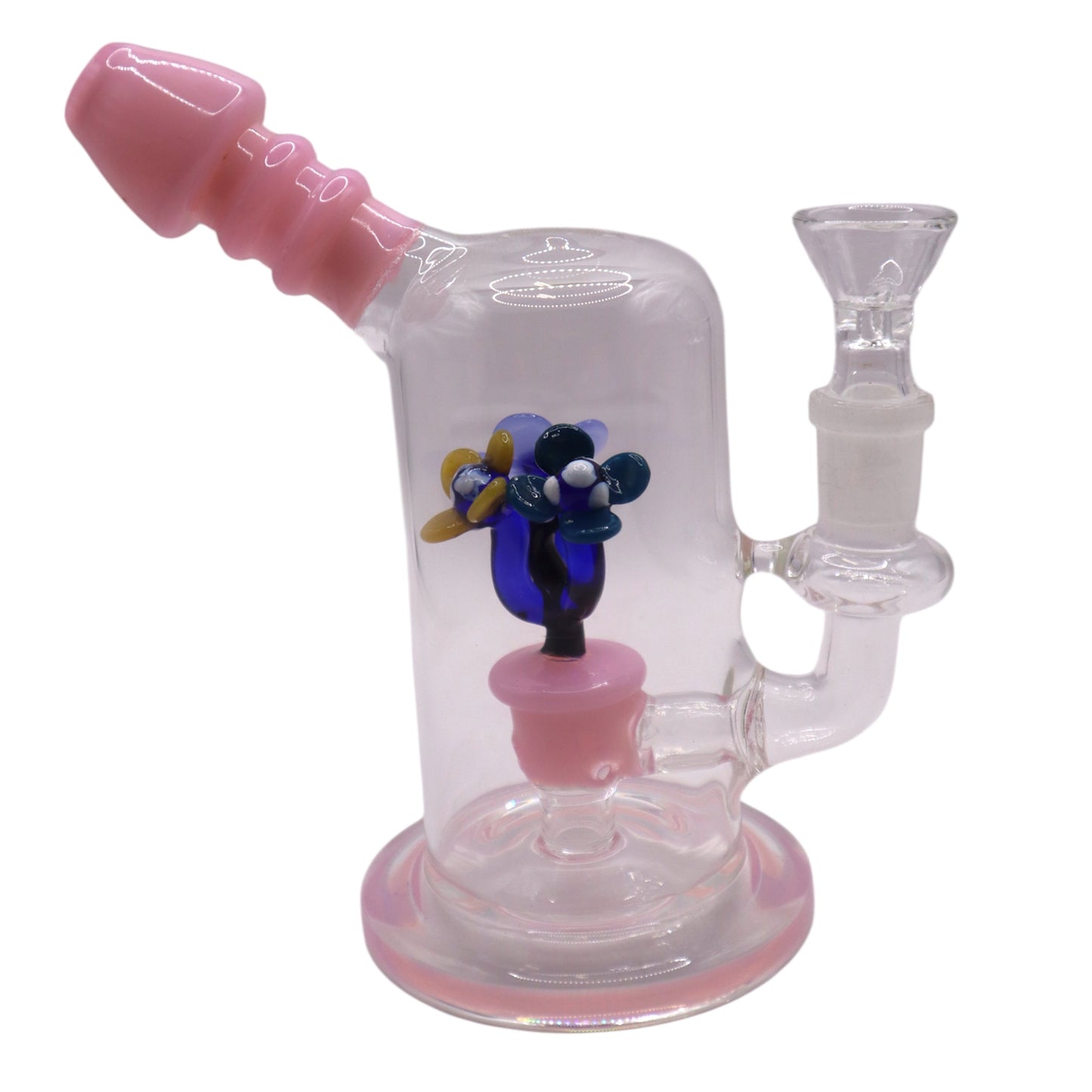 Glass Pink Flower Mini Dabrig