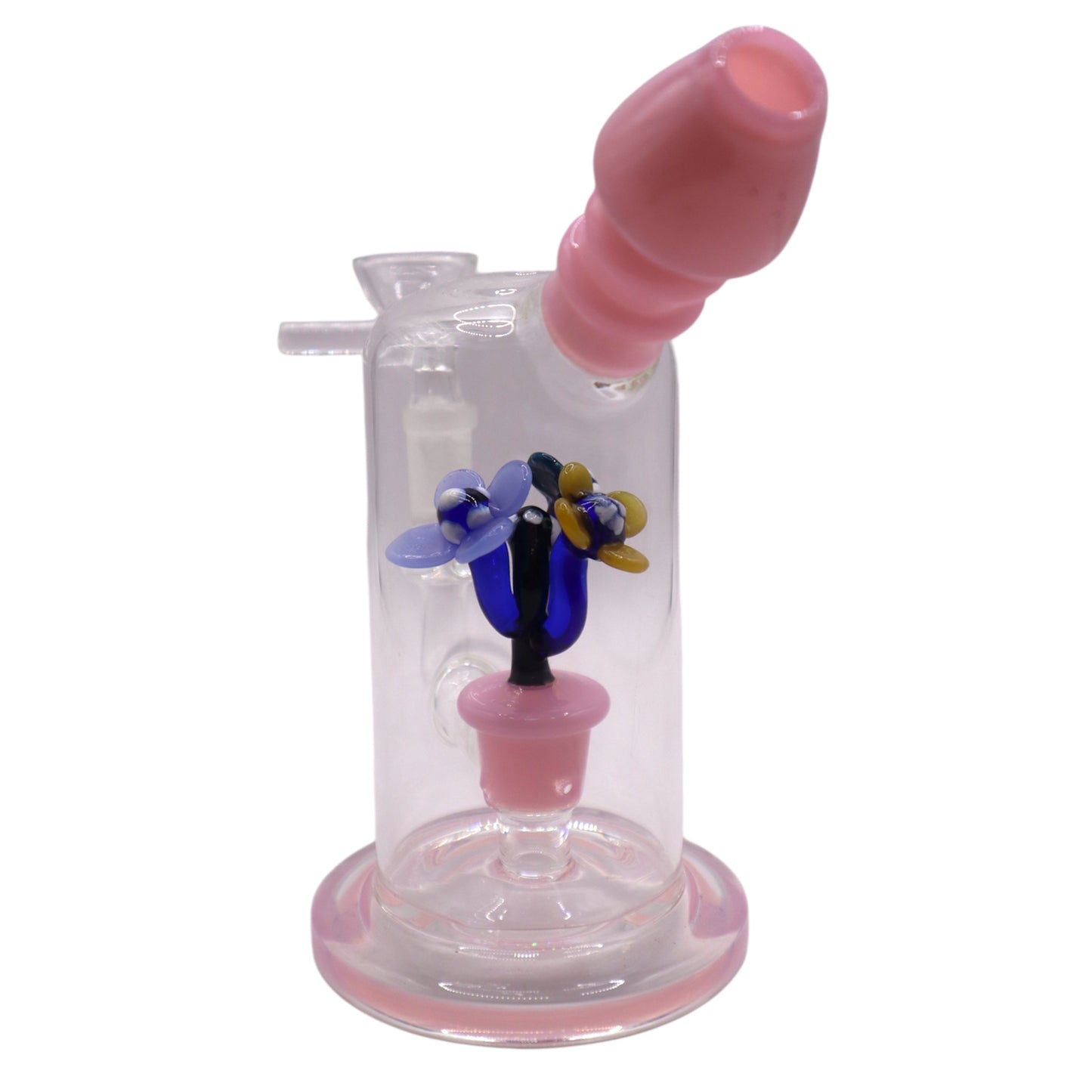 Glass Pink Flower Mini Dabrig