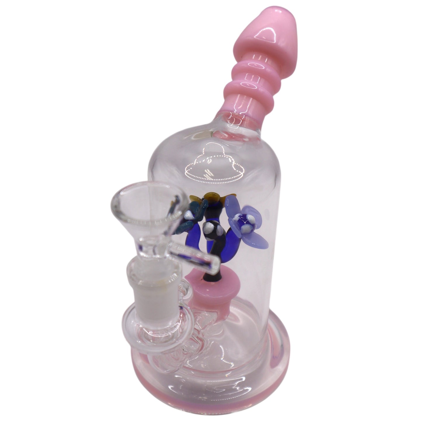 Glass Pink Flower Mini Dabrig